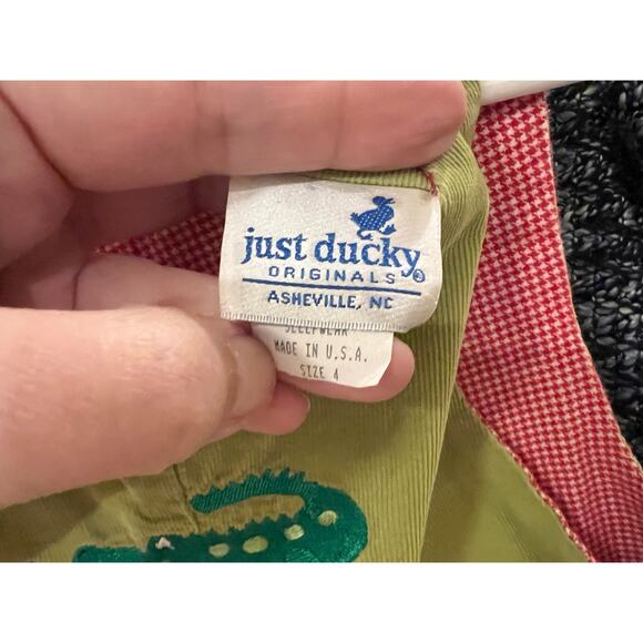 Just Ducky Originals Alligator Christmas Longall 4T USA - Picture 3 of 4